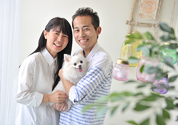 子供の自然な笑顔の写真を撮ってもらうことが出来ます。