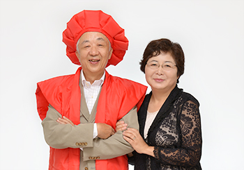 笑顔炸裂