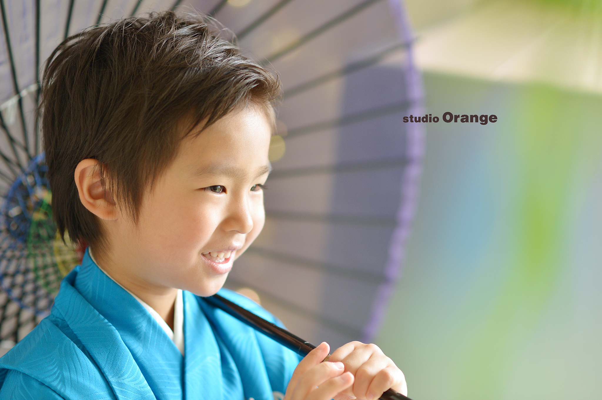 キメ顔がばっちり！５歳の七五三