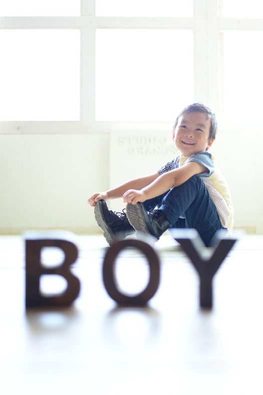 男の子　お誕生日撮影　かっこいい　私服
