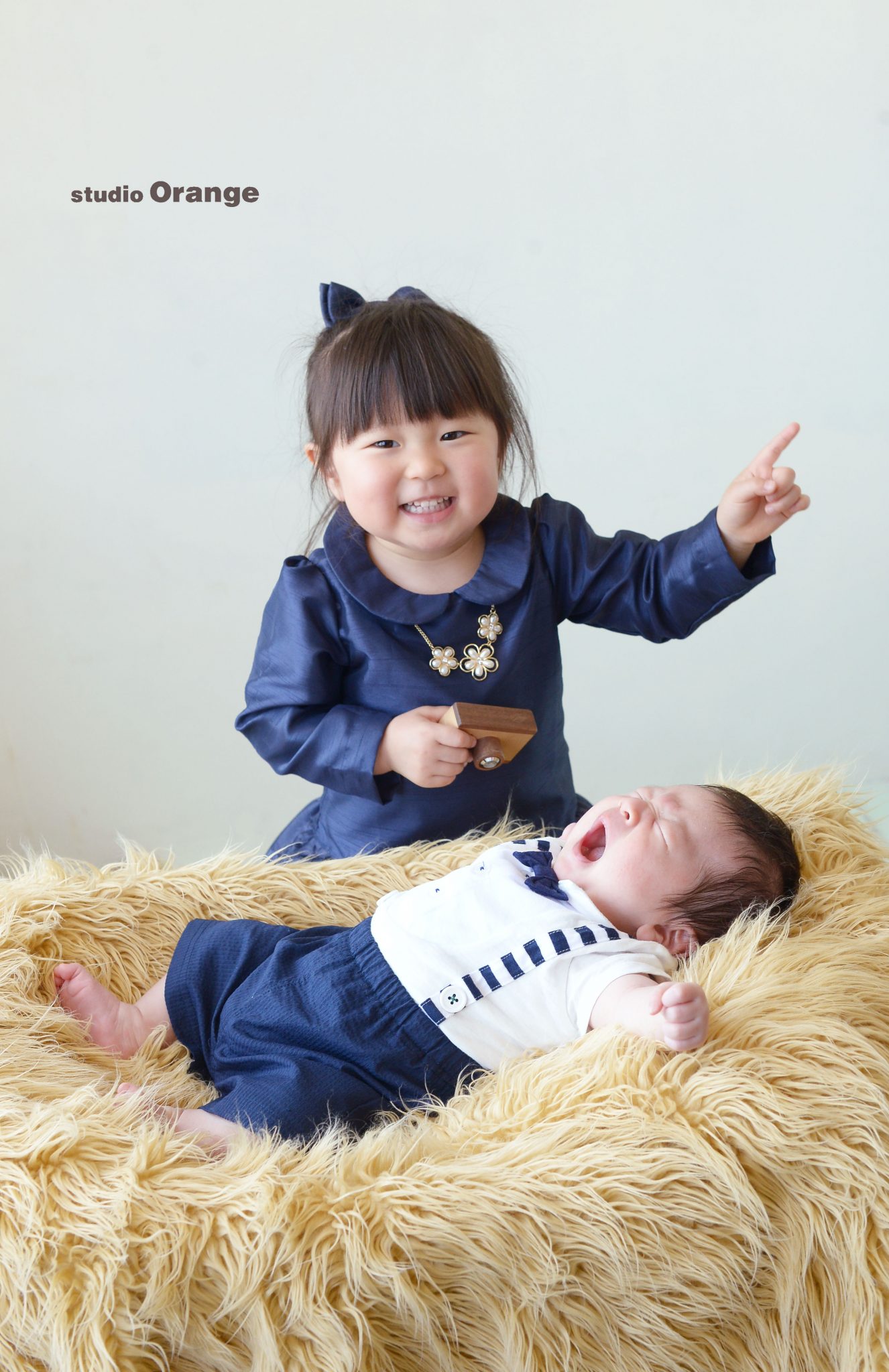 『ばぁばの手作りお洋服でオシャレして。』