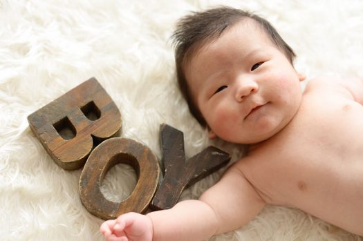 BOY　赤ちゃん　はだかんぼ