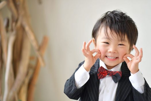 奈良市　お誕生日撮影　タキシード