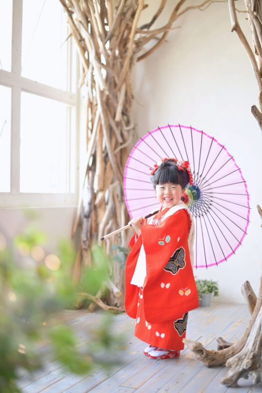 奈良市　七五三　着物
