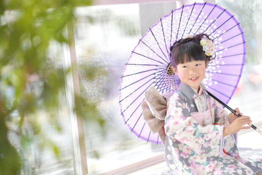 新作着物　大人可愛い　七五三