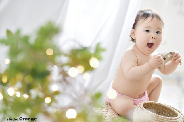 笑顔が特徴的な一歳誕生日記念撮影！