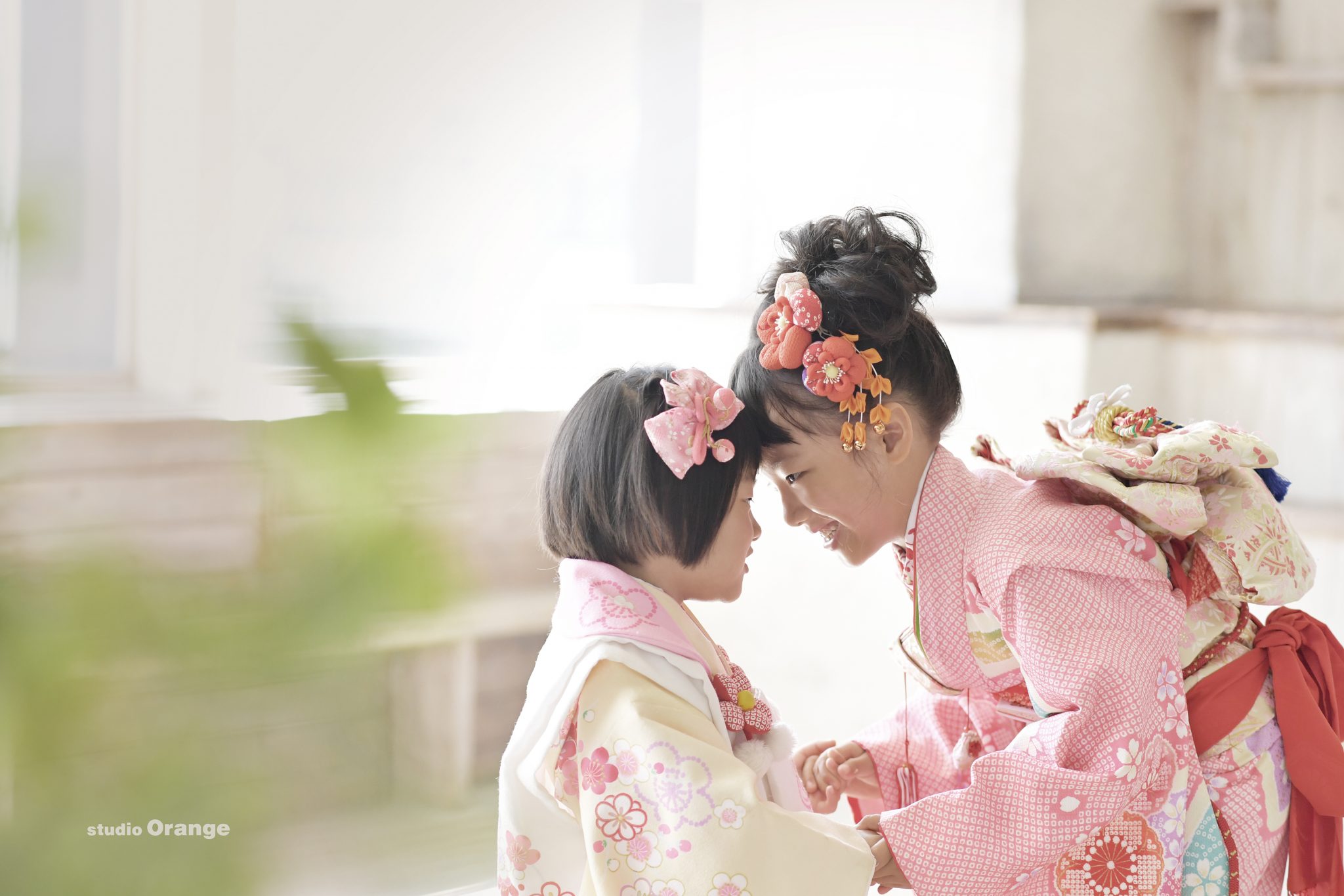 奈良県天理市より姉妹揃っての七五三前撮りの写真撮影