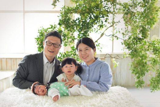 奈良市　生駒市　帝塚山　富雄　木津川市　精華町　スタジオレンジ　お宮参り　家族撮影