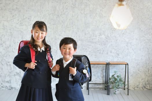 奈良市　生駒市　帝塚山　富雄　木津川市　精華町　スタジオレンジ　ランドセル　姉弟撮影　入学