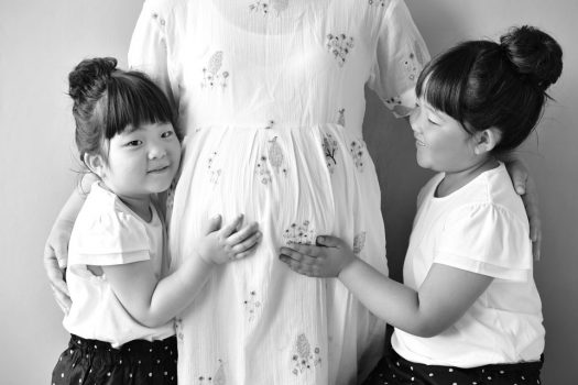 奈良市　生駒市　帝塚山　富雄　木津川市　精華町　スタジオレンジ　マタニティ　姉妹撮影