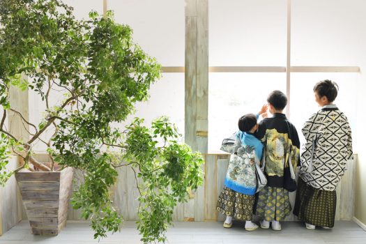 奈良市　生駒市　帝塚山　富雄　木津川市　精華町　スタジオレンジ　七五三　全員和装