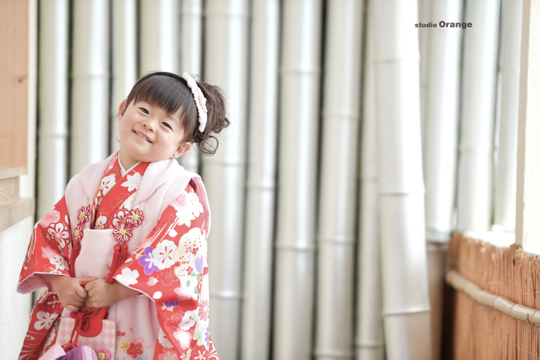 京都から来てくれた七五三の女の子