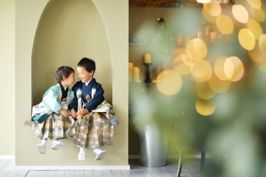 七五三　5歳男の子　3歳男の子