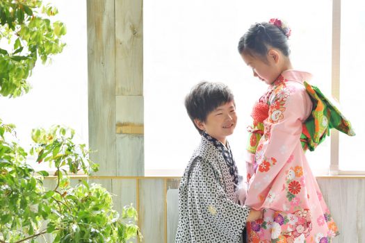 七五三　姉弟撮影　着物　袴　ナチュラル