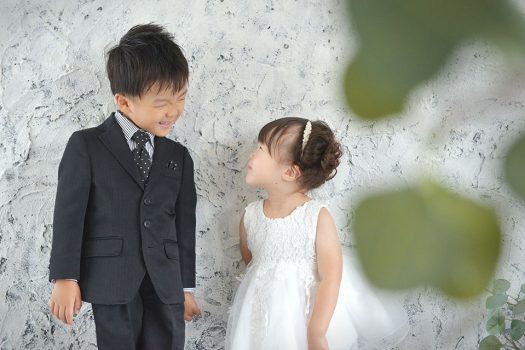 七五三　兄妹　ドレス　スーツ