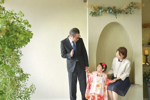七五三　３歳　女の子　着物