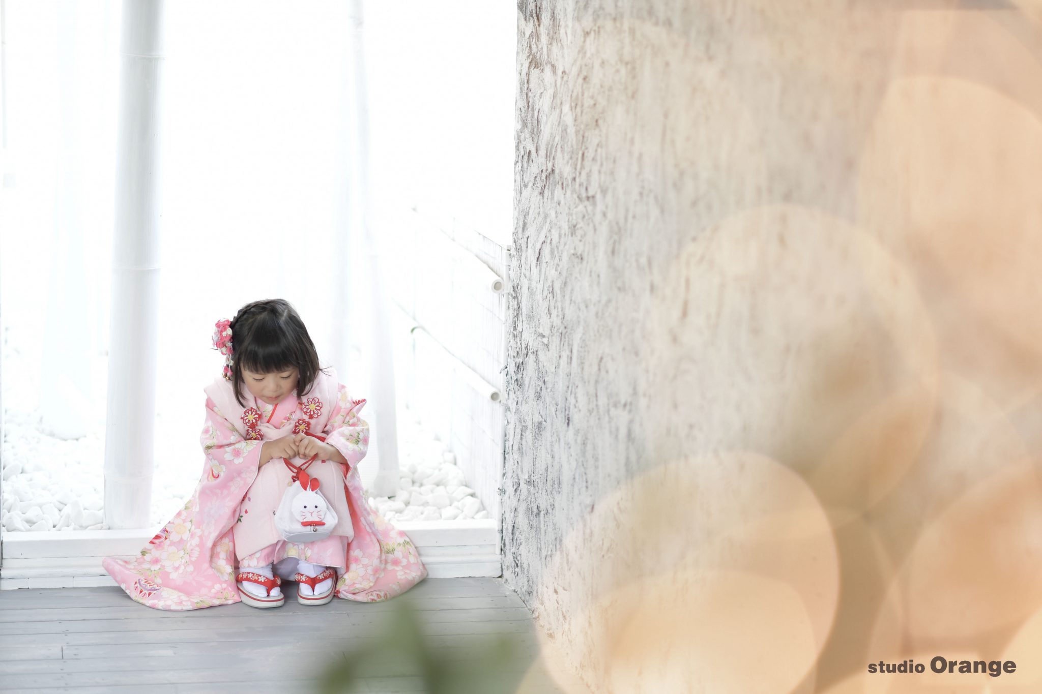 奈良市三条添川町から、とっても女子な3歳七五三撮影