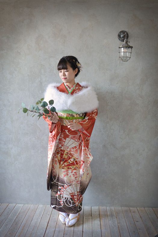 成人　前撮り　持ち込み着物　20歳