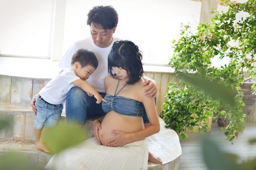 マタニティー　家族撮影