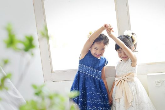姉妹　ドレス　