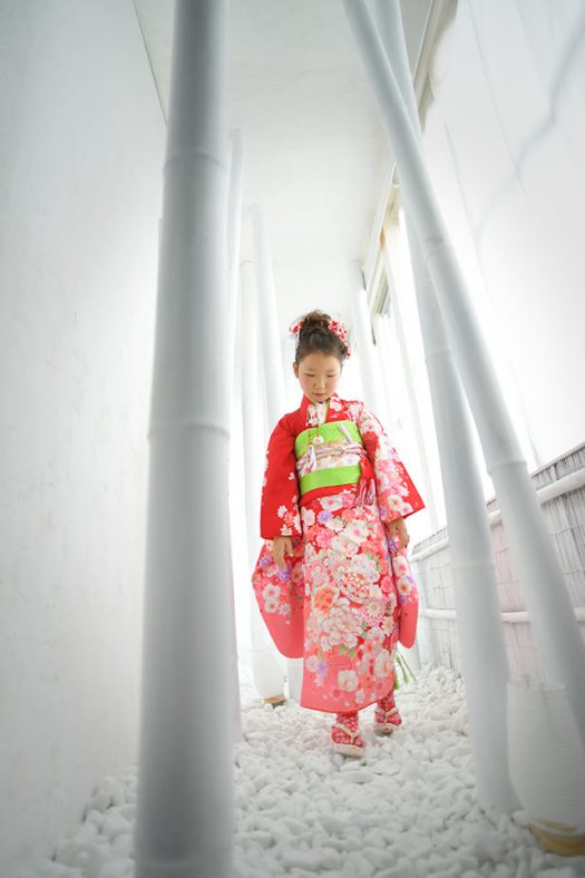 七五三　着物　前撮り　７歳