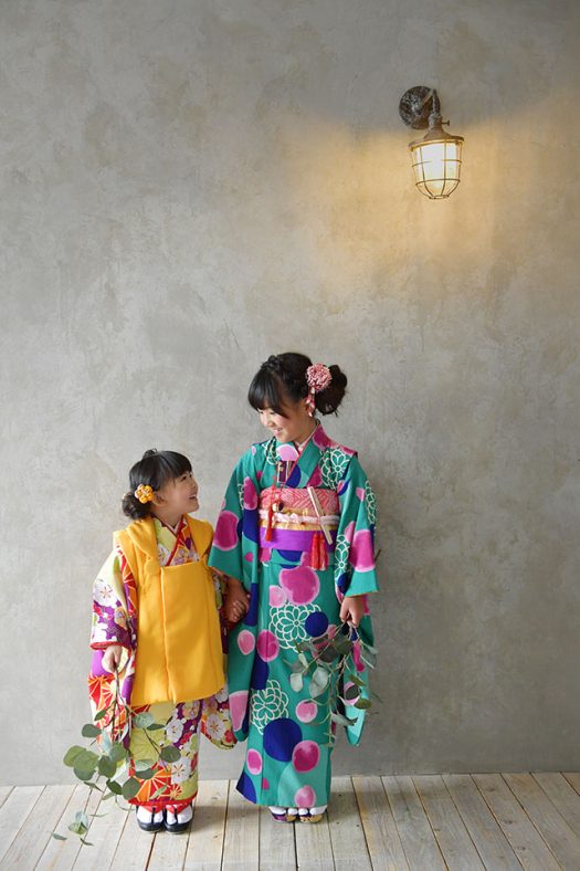 七五三　姉妹