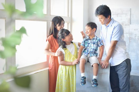 家族撮影　私服