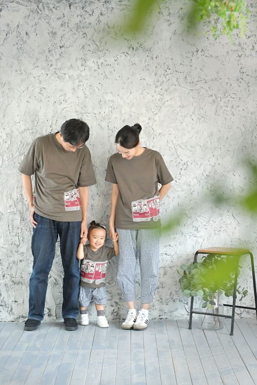私服　家族撮影　