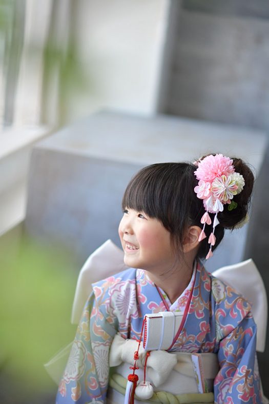 七五三　新作着物　前撮り　７歳