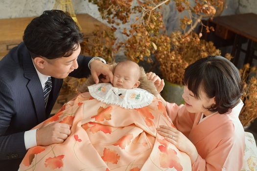 お宮参り　赤ちゃん