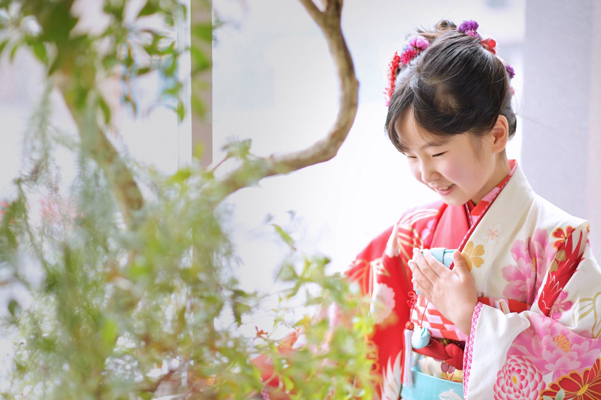 奈良市からお越しの大人可愛い七五三後撮り撮影