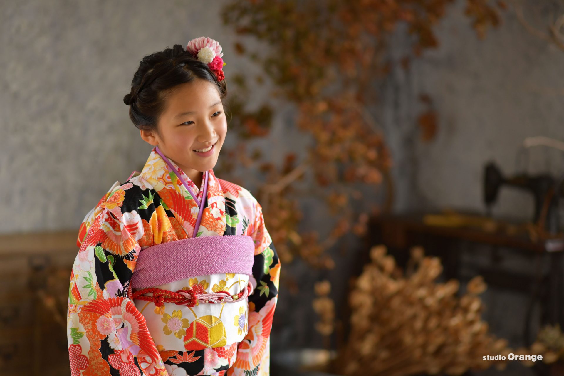 奈良市登美ヶ丘から可愛い10歳記念の女の子さん