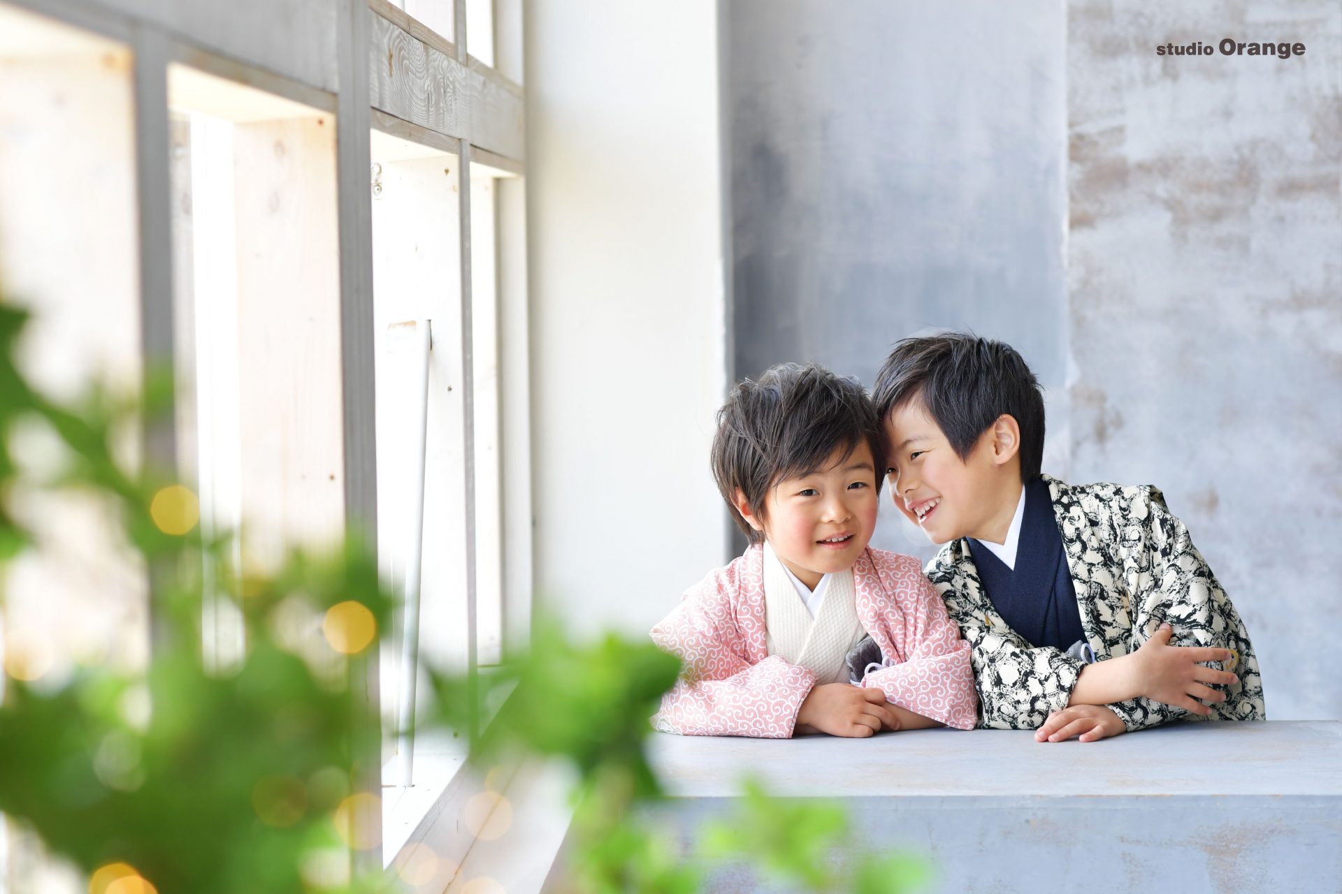北葛城郡から5歳兄3歳弟の七五三