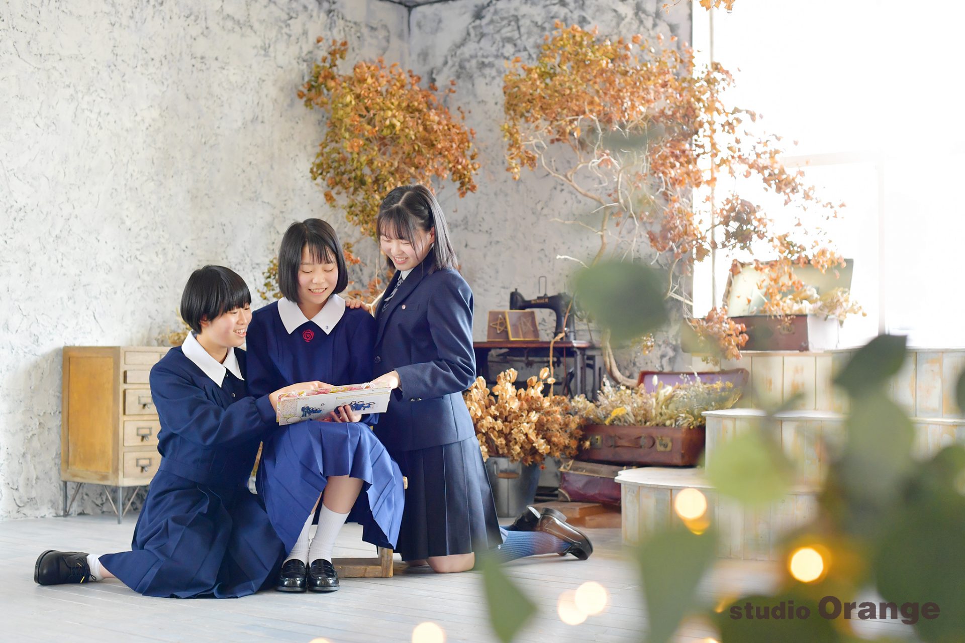 奈良県生駒市から3姉妹最後の小学校卒業撮影