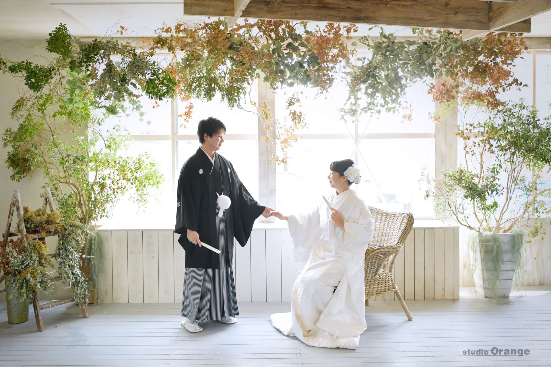 奈良市のフォトスタジオ、スタジオオレンジで「写真だけの結婚式を」