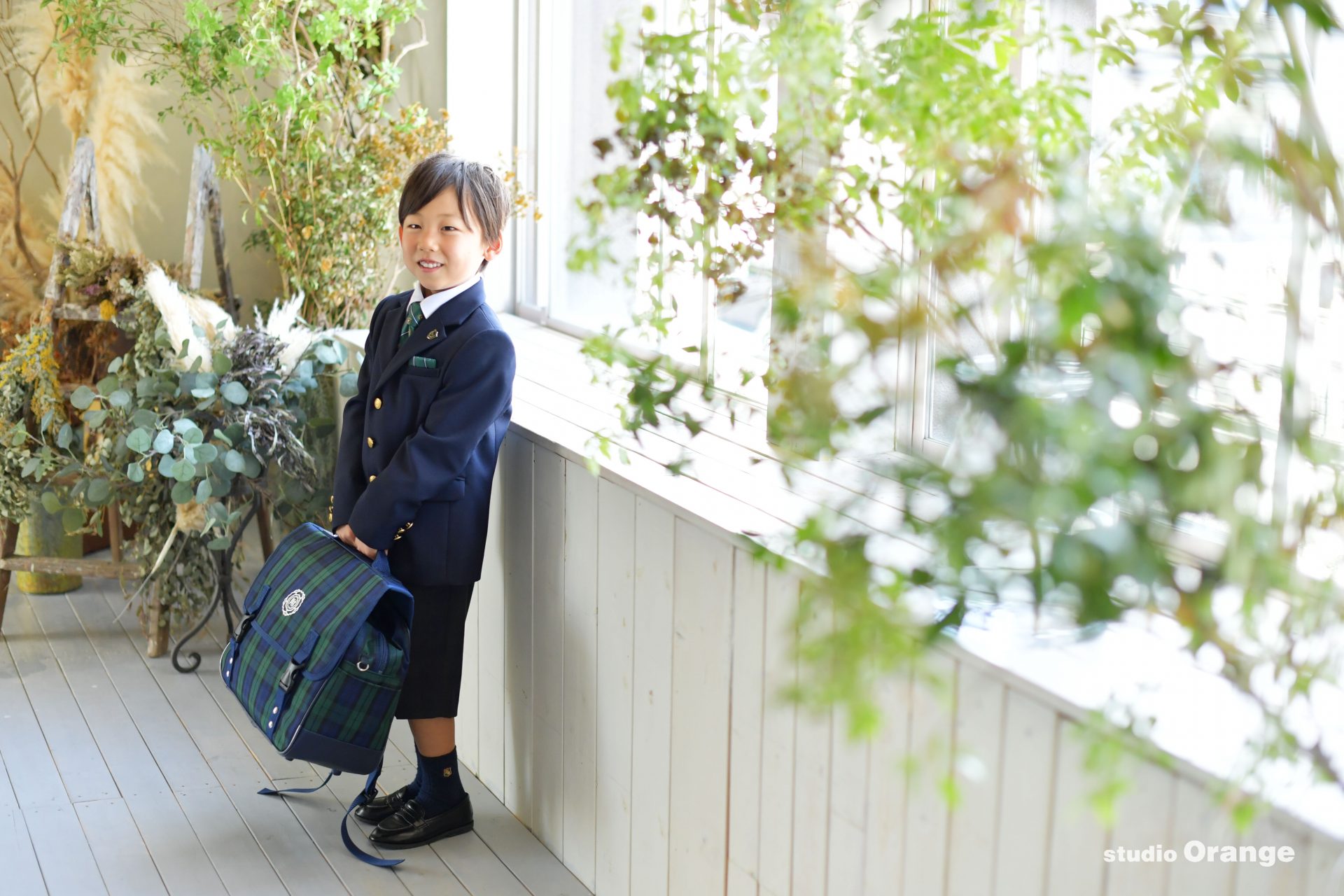 奈良市あやめ池より待ちに待った入学記念撮影