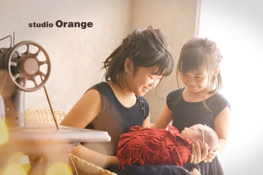 ニューボーン　新生児　奈良　写真館　スタジオオレンジ