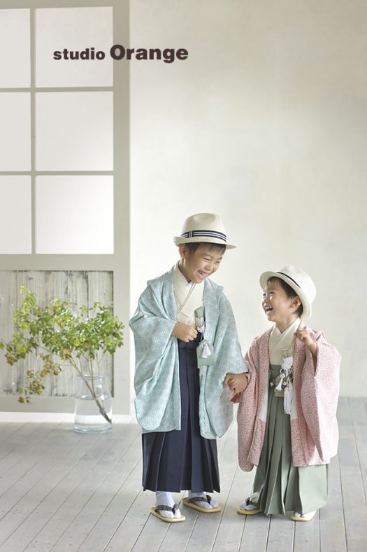 奈良　写真館　七五三　　袴　オリジナル着物