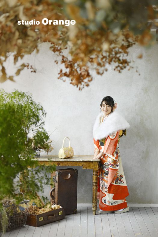 奈良　写真館　成人式　前撮り　着物　持ち込み