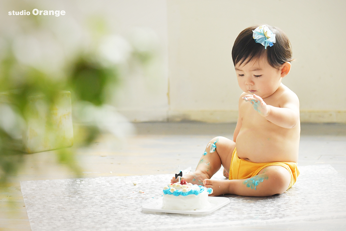 奈良県奈良市から1歳さんのお誕生日撮影