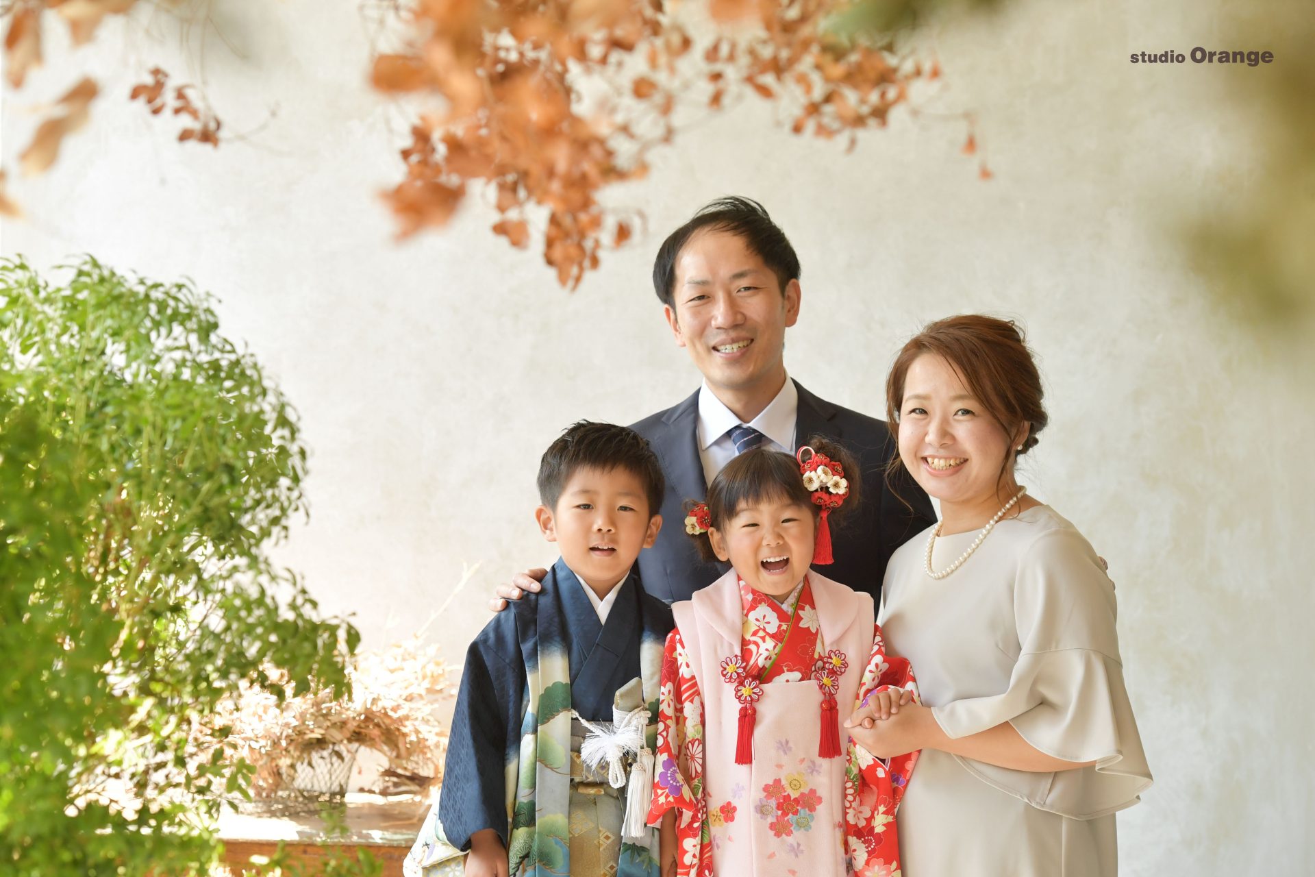 奈良県木津川市からご家族みんなで七五三撮影