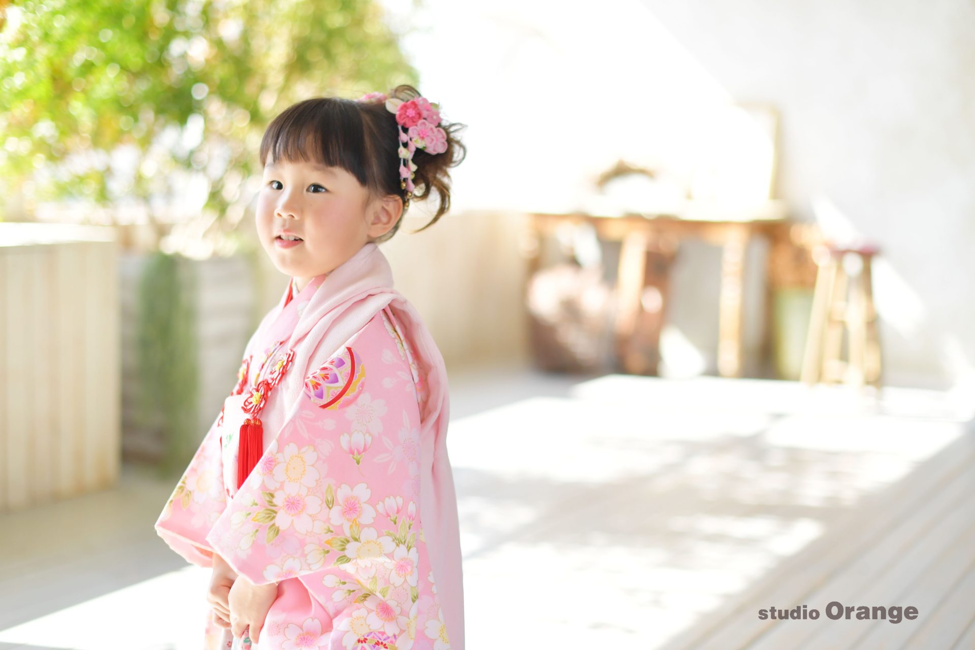 奈良県奈良市から3歳七五三のご撮影