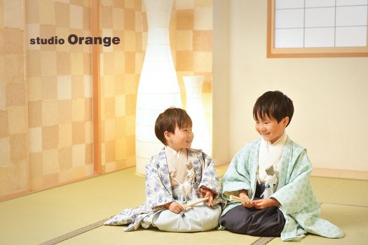 奈良店　七五三　兄弟写し　和装　着物