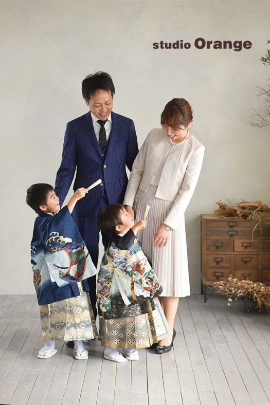 奈良店　七五三　家族写し　和装　着物