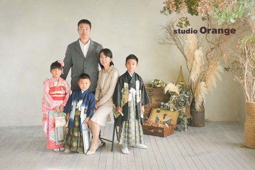 奈良店　七五三　家族写し　和装　着物