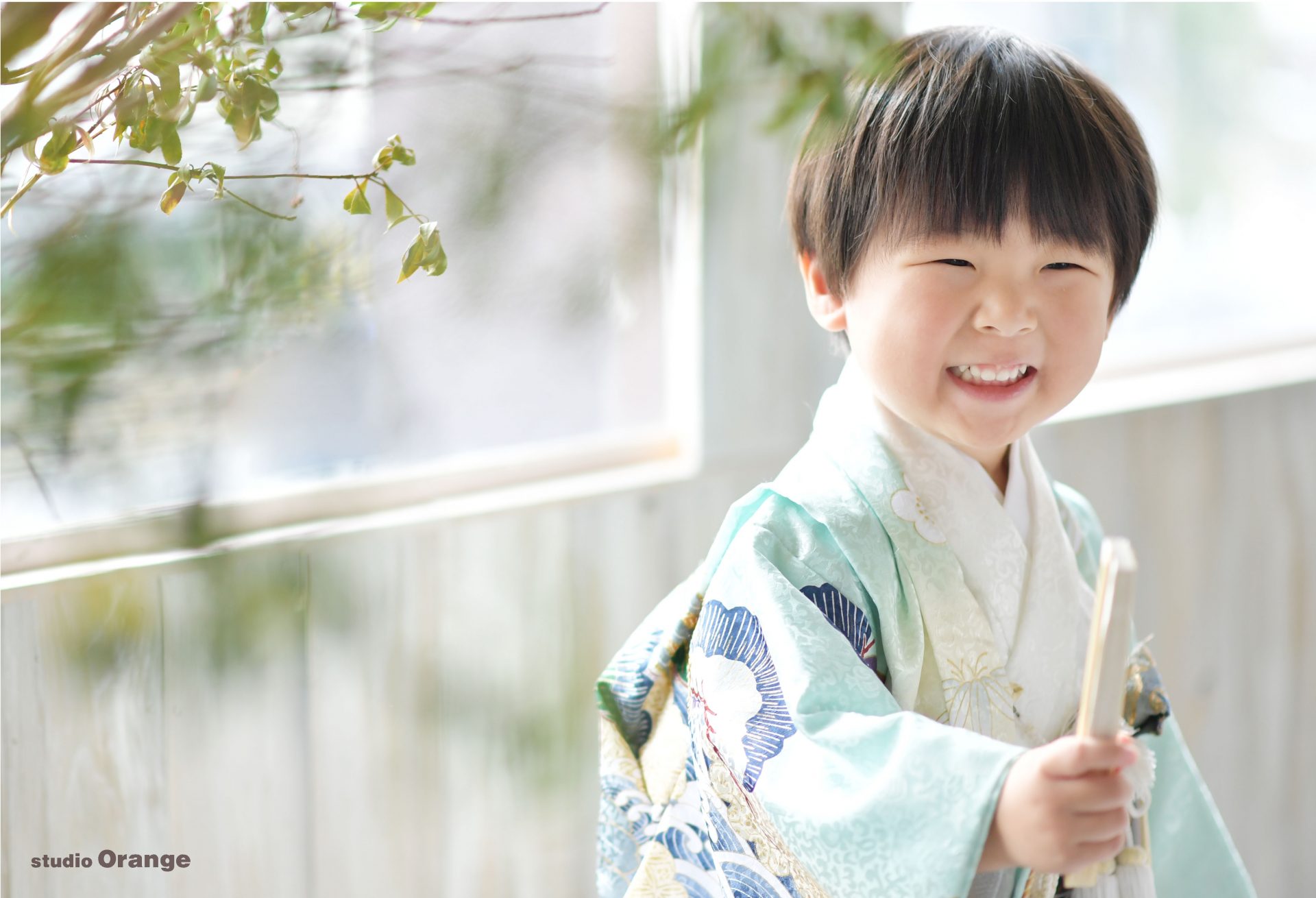 奈良県奈良市から3歳男の子の七五三のご撮影