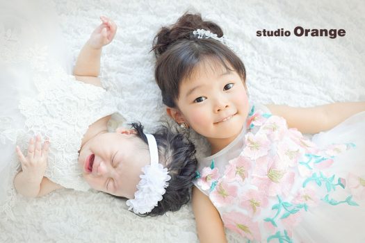 奈良店　バースデー　お誕生日　スーツ　洋服　ドレス　裸　兄弟写し　姉妹写し