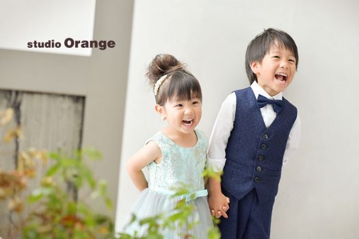 奈良店　フォトスタジオ　写真館　バースデー　誕生日　スーツ　ドレス　私服　裸　兄弟写し