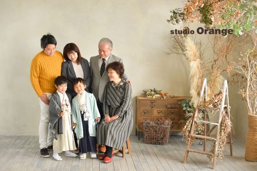 フォトスタジオ　写真館　七五三　和装　袴　帯　被布　家族写し　奈良市　学園前　生駒　大和郡山市　精華町　木津川市　春日大社　帯解寺　菅原天満宮　生駒大社　率川神社