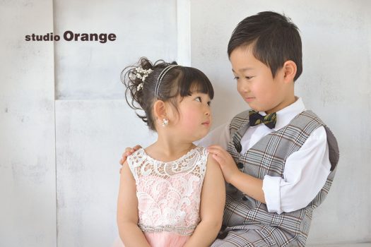 フォトスタジオ　写真館　バースデー　お誕生日　洋装　スーツ　ドレス　私服　1人写し　奈良市　学園前　生駒　大和郡山市　精華町　木津川市